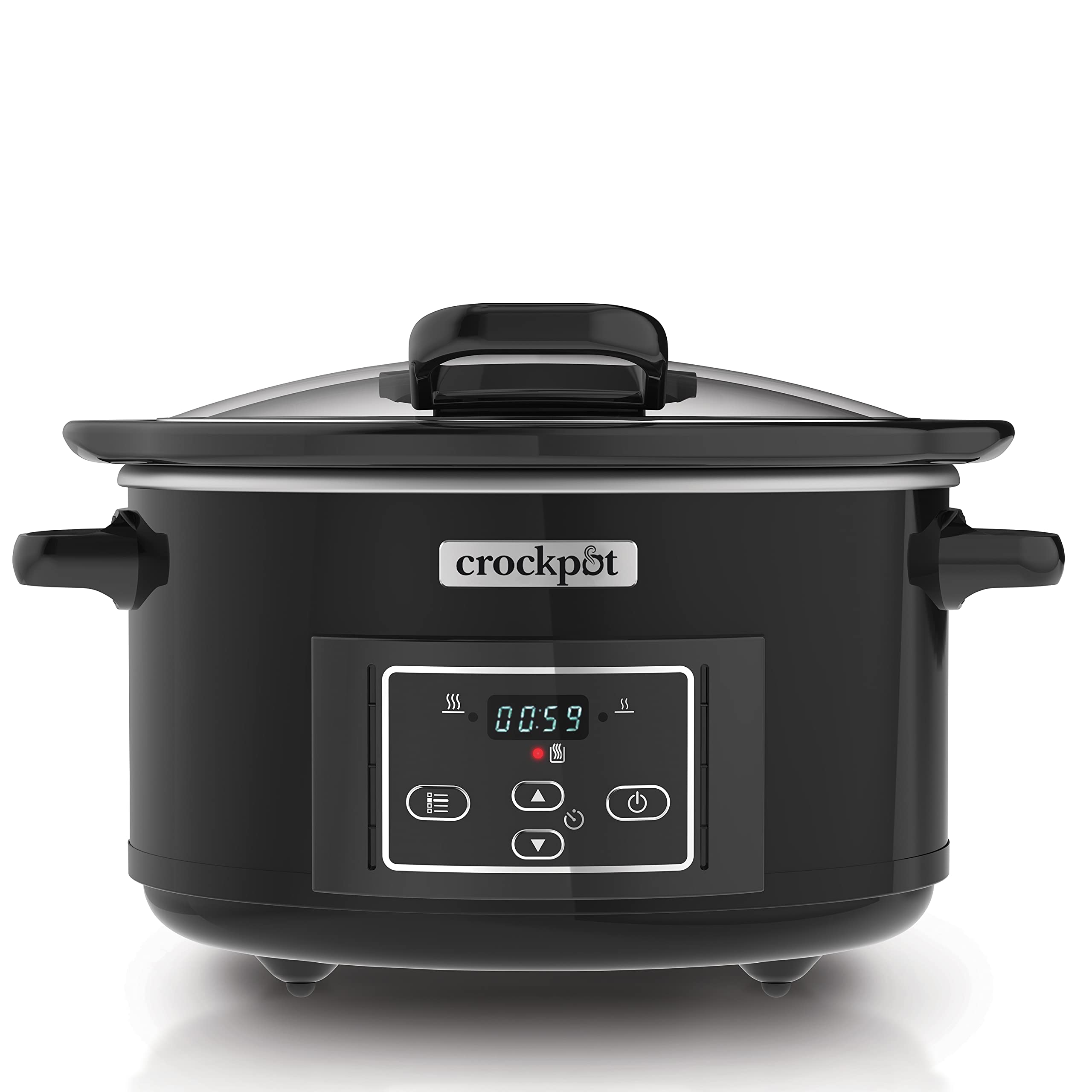 Crock-Pot Crockpot Mijoteuse Électrique Programmable | 4,7L (4-5 Personnes) | Noir [Csc052X]
