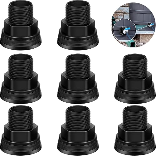 PVC Bulkhead Fitting Double Threaded Bulkhead Water Tank Connector for ...