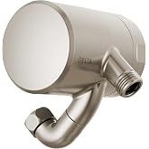 Delta Faucet Clarifi Premium Shower Filter Attachment with Filter, Hard Water Shower Filter, Shower Head Filter, Stainless 5SF100-SS