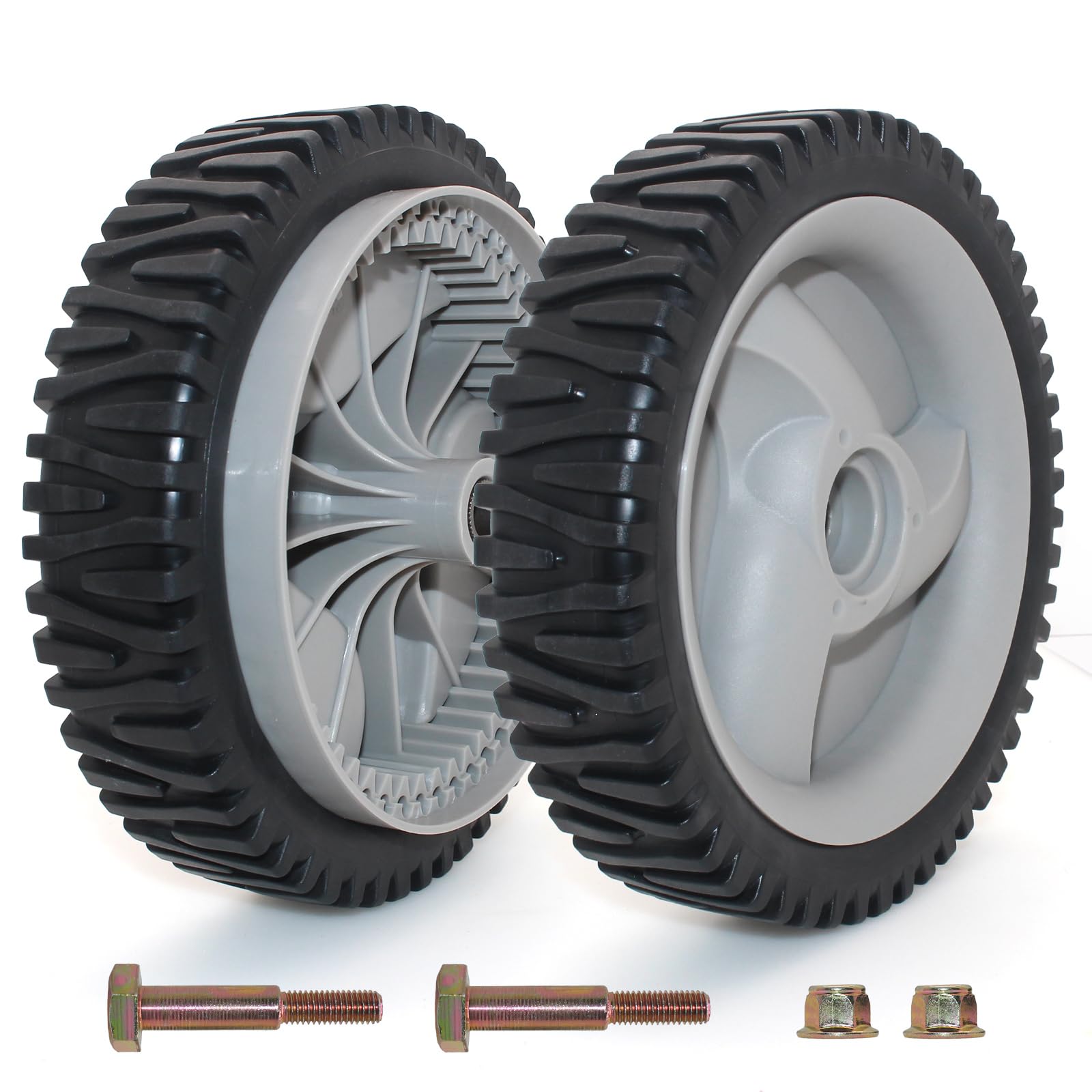 Photo 1 of 194231X460 Front Wheels For 583719501 917370441 917370432 194231X427 532403111 917370601 917370431 401274X460 Compatible with Craftsman HU 8" X1-3/4 Self Propelled Wheel Lawn Mower