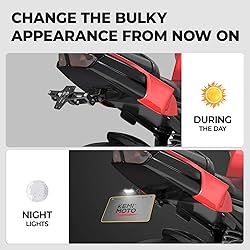 KEMIMOTO Motorcycle License Plate Bracket Fender