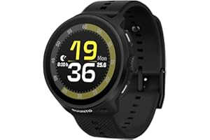 SUUNTO Run, Lightweight GPS Sports Watch for Running, 1.32" AMOLED Display, 12D Battery Life, Dual-Band GPS, Wrist Heart-Rate