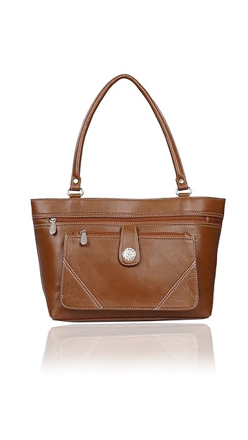 Right Choice Stylish and Luxurious Handbags for Womens and Girls (Brown) (Dimensions:30cmx24cmx10cm)