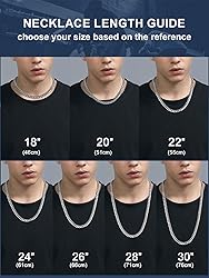 Curb Cuban Link Chain Necklaces for Men Jewelry