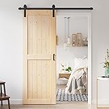 ROYMELO 30x84 inch Sliding Barn Wood Door Slab with