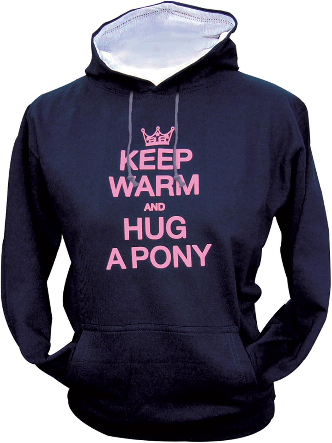 Pony Adult Keep Warm and Hug a Hoodie Amazon.co.uk Clothing