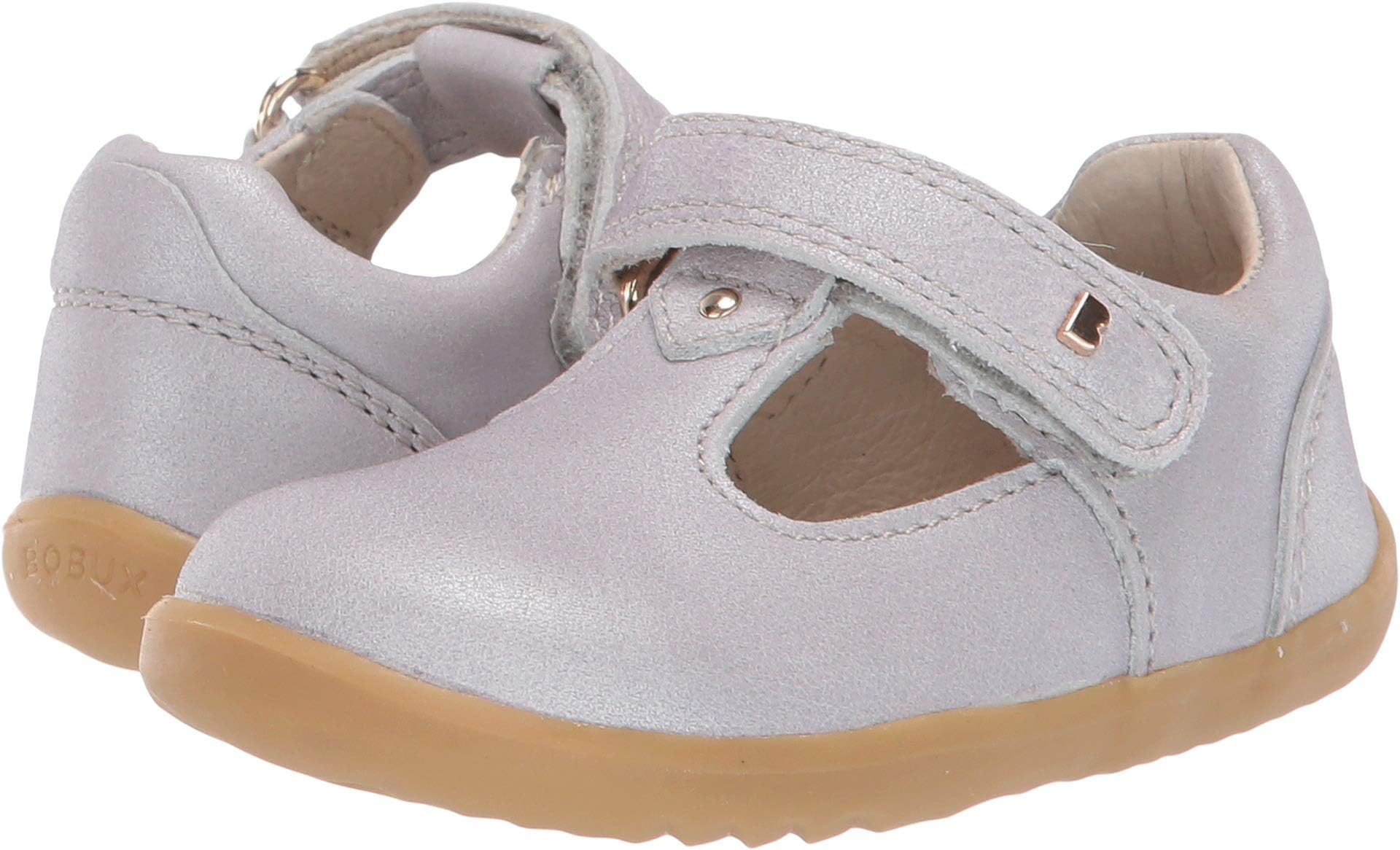 Bobux Unisex Louise Step up Shoes (4.5 UK Child, Silver)