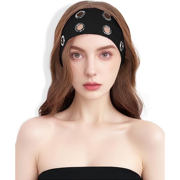 Bandeau à œillets Ajouré Pour Femme | Edgy Y2K Punk/Grunge | Large