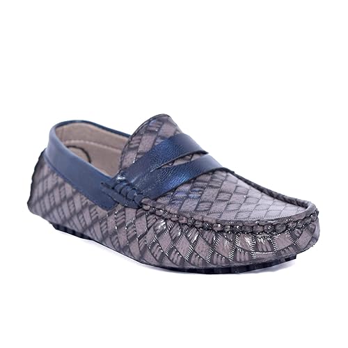 boys grey loafers