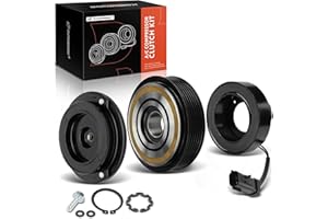 A-Premium Air Conditioner AC Compressor Clutch Kit Compatible with Dodge Grand Caravan 2011-2020, Journey 2017-2019 3.6L & Chrysler Town & Country 2011-2016 & Volkswagen Routan 2011-2014 & Ram C/V