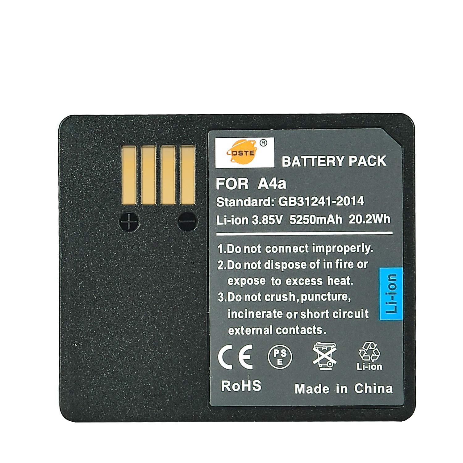 DSTE A4a Replacement Battery work for Arlo Pro3(VMC4040P),Arlo U1tra(VMC5040) Security Camera