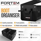FORTEM Car Boot Organiser SUV Trunk Storage 65L Collapsible Multi Compartments view 8