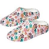 All Over Print Lightweight Slip-On Clogs Breathable Design Floral Slide-On Shoes Gardening Footwear