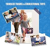 VISATOR Busy Board Montessori Toys Dark Blue for Toddlers Sensory Fine Motor view 5