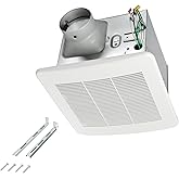 鶹 Basics AB-BV100 Air Ventilation Fan, Exhaust Fan, ENERGY STAR®, 110 CFM / 1.0 Sone, White
