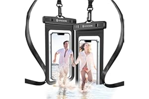 SYNCWIRE Waterproof Phone Pouch [2-Pack] - Universal IPX8 Waterproof Phone Case Dry Bag with Lanyard Compatible with iPhone 15 14 13 12 11 Pro XS MAX XR X Samsung S23 S22 S20 More Up to 7 Inches