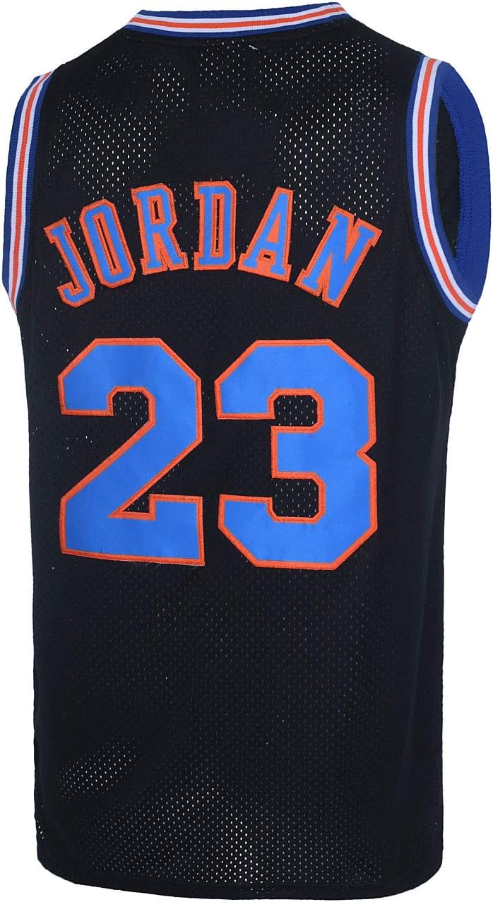 Youth 23# Space Moive Jersey Kids Basketball Jersey for Boys XS-XL Clothing for Party White/Black/Blue