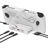 SABRENT 6-Port USB-C Dock for ROG Ally X, Steam Deck, 4K HDMI (DS-RA6P) | Fits ROG Ally, Ally X, ROG Xbox Ally, Steam Deck, Legion Go, 4K@60Hz HDMI, 3 USB-A 5Gbps, 95W PD input
