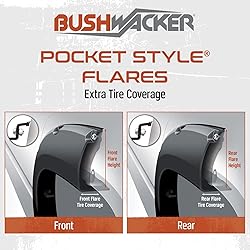 Bushwacker Pocket/Rivet Style Rear Fender Flares