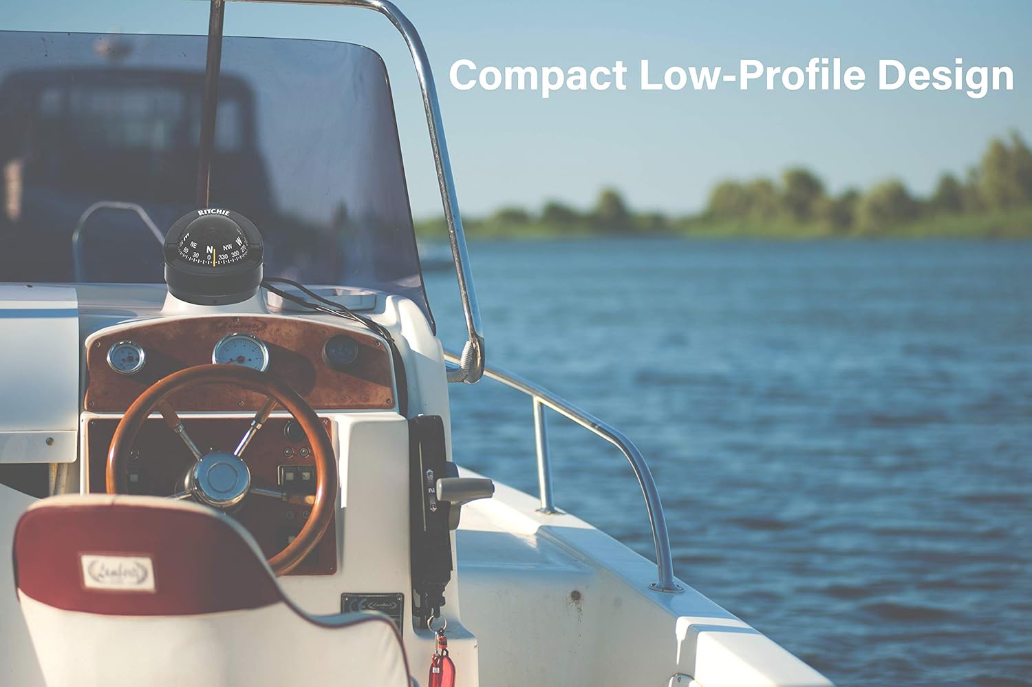 Compass, Surface Mount, 2.75" Dial, Blk. : Boat Compasses : Sports & Outdoors