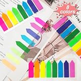 OWLKELA 1600pcs Sticky Tabs 8 Colour Index Flags Translucent Writable view 3