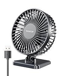 Gaiatop USB Desk Fan, Small But Powerful, Portable