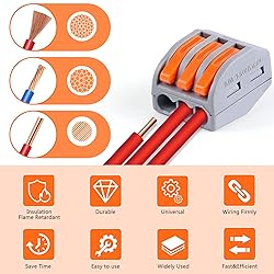 Delgada 110pcs Quick Splicing Wire Connector Nuts