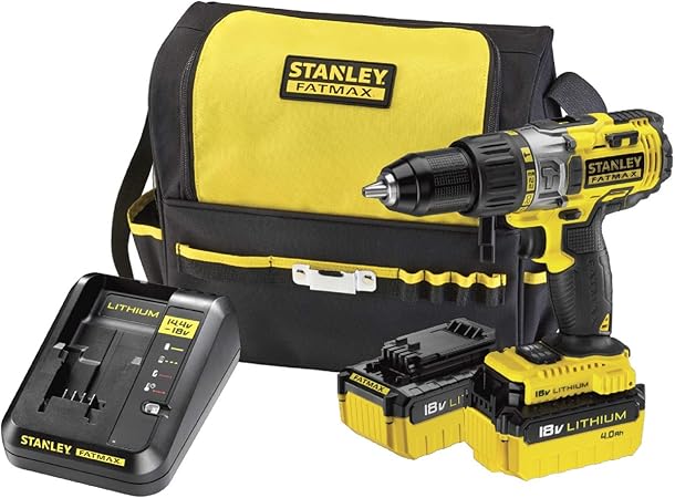 Stanley Fatmax Fmc625m2s Qw Perceuse Visseuse A Percussion Lithium Ion 18v 2 Batteries Sacoche Pour Chargeur Rapide Amazon Fr Bricolage