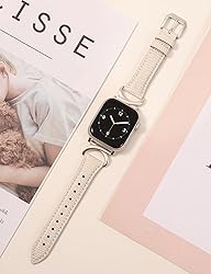Minyee Leather Bands Compatible with Apple Watch