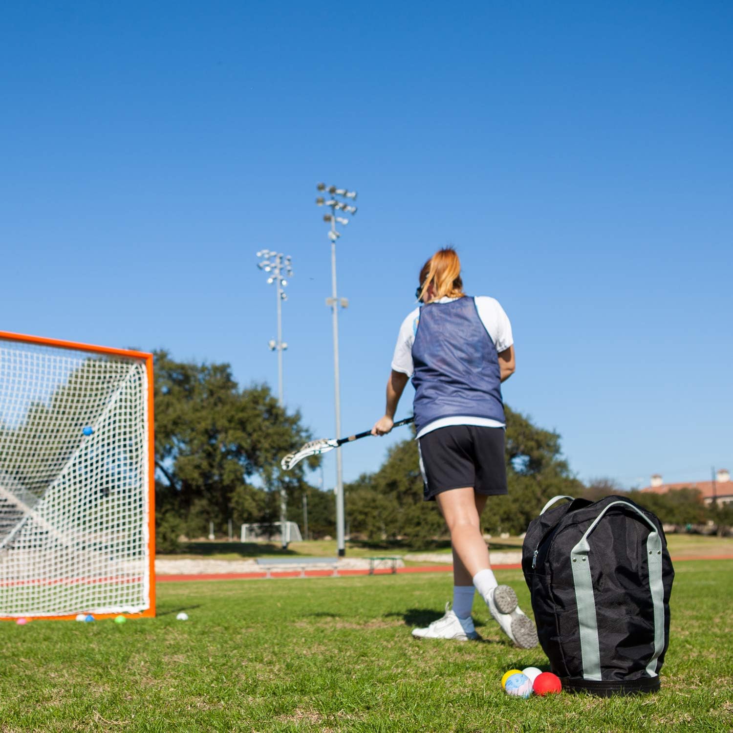 Champion Sports Lacrosse Ball Bag: Nylon Sports Training Tote for Lacrosse, Baseball and Tennis : Lacrosse Equipment Bags : Sports & Outdoors