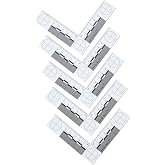 Crime Scene Number 2 Photomacrographic Scale, Metric - 5 Pack - for Bitemark Measurement and Photography - L-Shape