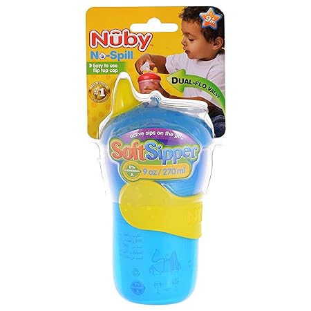 Nuby No-Spill Soft Sipper (9M+) - 270Ml (9Oz) (9804)