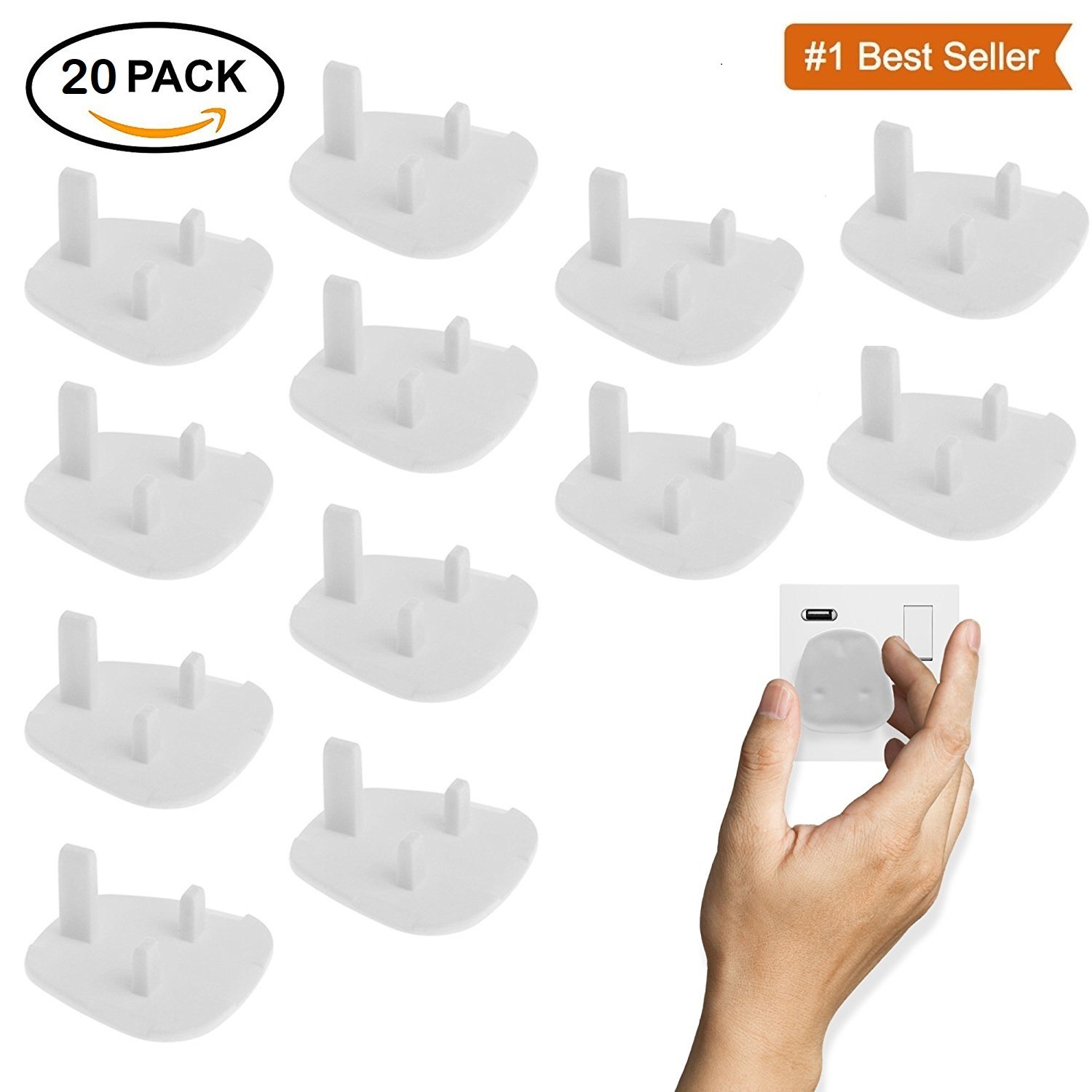 Plug Socket Covers UK Guards for Child Safety, Baby Proof & Protection