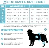 Avont 3 Pack Washable Female Dog Diapers Reusable for Heat Incontinence view 3