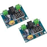 2Pcs Low Voltage Cutoff Module, DC 12V-36V Digital Voltage Protection | XH-M609 Low Voltage Disconnect Over Discharge Protector for Lithium Battery and Storage Battery