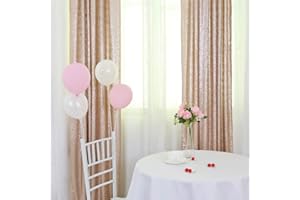 TRLYC Champagne 4ftx7ft Sparkly Party Photo Booth Backdrop Wedding Sequin Backdrop Fabric