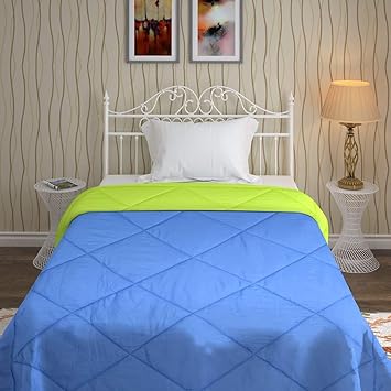 Buy Bombay Dyeing Cynthia Solid Polyester Single Bed Reversible