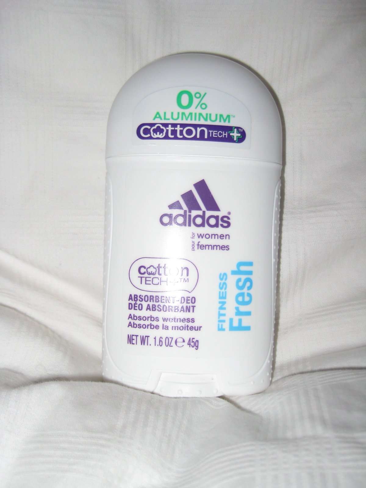 Adidas Cotton Tech Aluminium Free Deodorant, Fitness Fresh in Oman