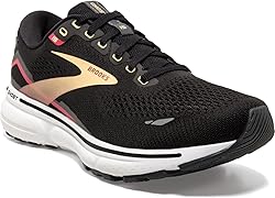 Brooks Women's Sneaker, Black Orange Raspberry, 11.5