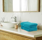 Utopia Towels 8 Piece Set Turquoise 2 Bath 2 Hand 4 Washcloths Cotton view 6