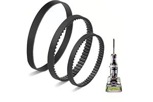 JEDELEOS Replacement Belt Set for Bissell ProHeat 2X Revolution Pet Pro Carpet Cleaner 1986, 1964, 2007, 2007P Series, Replace Parts 1611129, 1611130 and 1606428