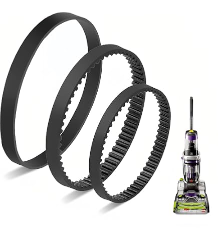 Bissell Cinghia per Aspirapolvere - Pompa a Cinghia - Nero - Gomma - Flat Belt - O.E.M. Parte Autorizzata - Adatto a Vari Modelli Bissell - Numero di Parte OEM 215-0628 - Codice Articolo: 215-0628