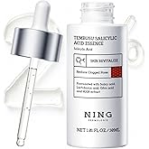 NING DERMOLOGIE 2% Salicylic Acid Serum: Pore Minimizer & Acne Treatment for Face with AHA PHA Tranexamic Acid Niacinamide & Tembusu Extract | Exfoliant for Acne & Blemish Skin | Oil Control | 1 FL OZ
