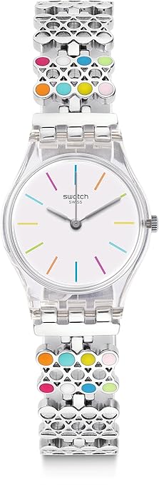 Swatch Damenuhr Digital Quarz mit Plastikarmband – LK368G