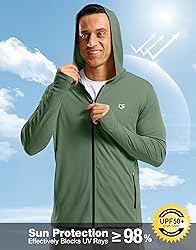 G Gradual Men's UPF 50+ Sun Protection Hoodie