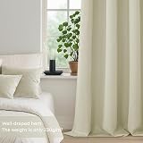MRTREES Opaque Thermal Curtains Eyelets 240x140 cm Set of 2 Light Blue view 4