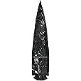 Black Obsidian Arrowhead, Crystal and Healing Stone Flint Rock Arrow Head - 4" to 5" Arrowheads for DIY Project Craft Point Jewelry Making