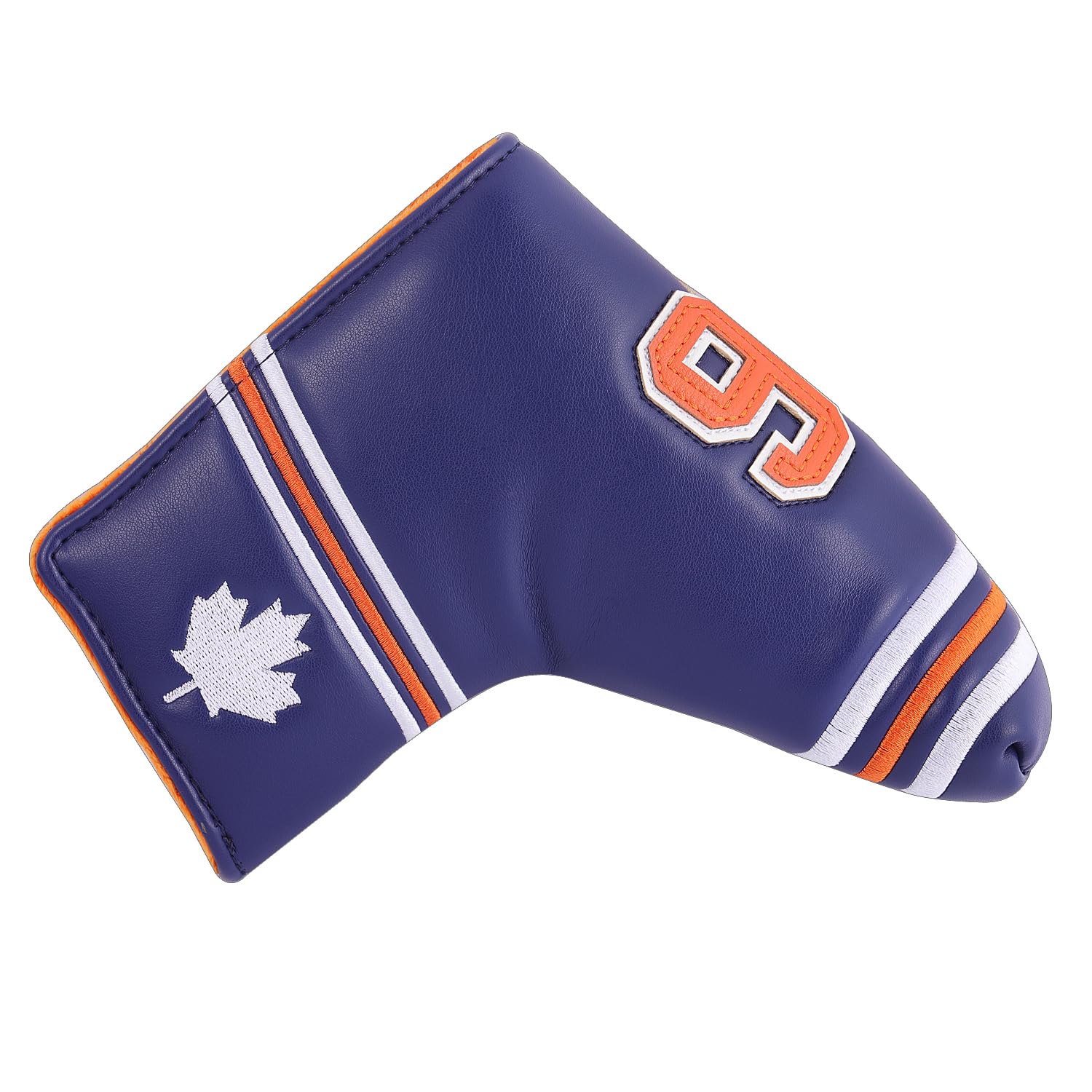 SHABIER Dark Blue Golf Putter Cover with NO.97 Design Headcover for Blade Golf Putter Head Cover