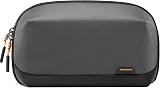Inateck Electronics Organizer Travel Case 180° Open Water-Resistant Gray Large