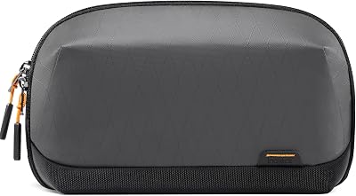 Inateck Electronics Organizer Travel Case 180° Open Water-Resistant Gray Large